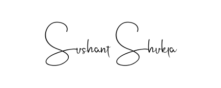 How to make Sushant Shukla name signature. Use Andilay-7BmLP style for creating short signs online. This is the latest handwritten sign. Sushant Shukla signature style 4 images and pictures png