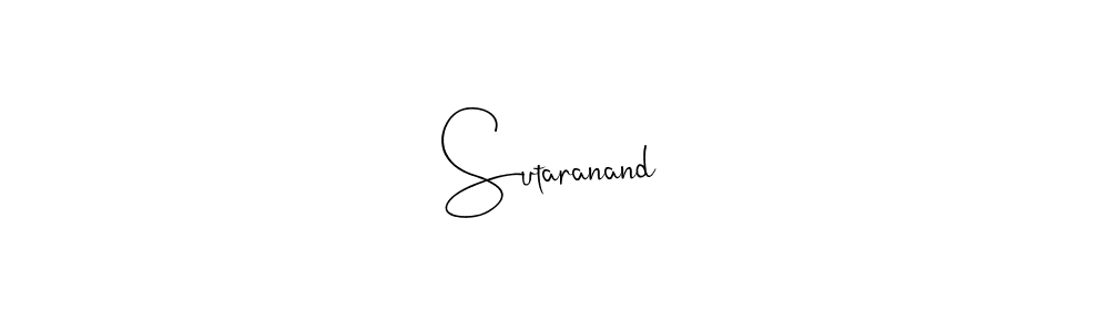 Sutaranand stylish signature style. Best Handwritten Sign (Andilay-7BmLP) for my name. Handwritten Signature Collection Ideas for my name Sutaranand. Sutaranand signature style 4 images and pictures png