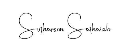 Also we have Sutharson Sathaiah name is the best signature style. Create professional handwritten signature collection using Andilay-7BmLP autograph style. Sutharson Sathaiah signature style 4 images and pictures png