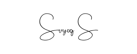 How to Draw Suyog S signature style? Andilay-7BmLP is a latest design signature styles for name Suyog S. Suyog S signature style 4 images and pictures png