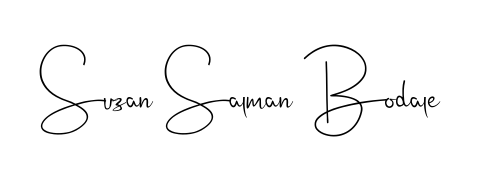 Make a beautiful signature design for name Suzan Salman Bodale. Use this online signature maker to create a handwritten signature for free. Suzan Salman Bodale signature style 4 images and pictures png
