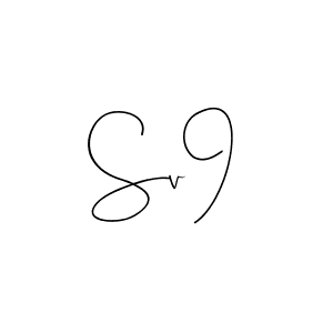 Sv9 stylish signature style. Best Handwritten Sign (Andilay-7BmLP) for my name. Handwritten Signature Collection Ideas for my name Sv9. Sv9 signature style 4 images and pictures png