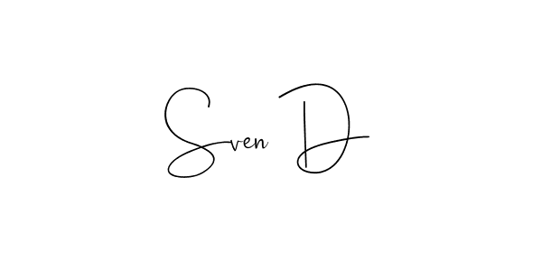 It looks lik you need a new signature style for name Sven D. Design unique handwritten (Andilay-7BmLP) signature with our free signature maker in just a few clicks. Sven D signature style 4 images and pictures png