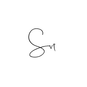 Also we have Svt name is the best signature style. Create professional handwritten signature collection using Andilay-7BmLP autograph style. Svt signature style 4 images and pictures png