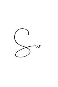 Make a beautiful signature design for name Sw. Use this online signature maker to create a handwritten signature for free. Sw signature style 4 images and pictures png