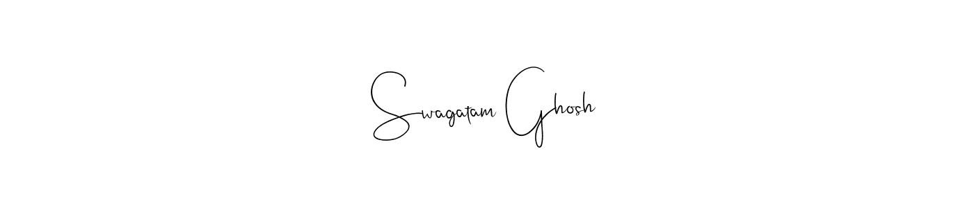 You should practise on your own different ways (Andilay-7BmLP) to write your name (Swagatam Ghosh) in signature. don't let someone else do it for you. Swagatam Ghosh signature style 4 images and pictures png