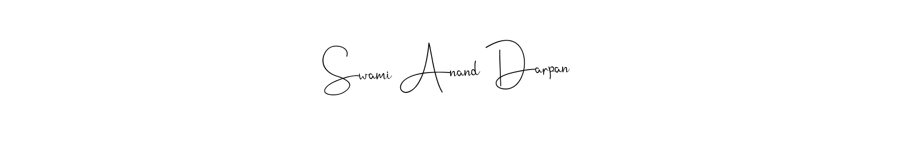 Swami Anand Darpan stylish signature style. Best Handwritten Sign (Andilay-7BmLP) for my name. Handwritten Signature Collection Ideas for my name Swami Anand Darpan. Swami Anand Darpan signature style 4 images and pictures png