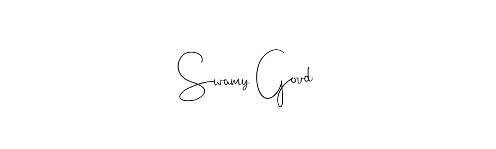 Create a beautiful signature design for name Swamy Goud. With this signature (Andilay-7BmLP) fonts, you can make a handwritten signature for free. Swamy Goud signature style 4 images and pictures png