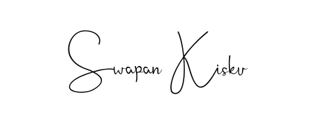 Create an unforgettable impression when signing with Swapan Kisku name styled in Andilay-7BmLP typography. 100% free online generator. Swapan Kisku signature style 4 images and pictures png