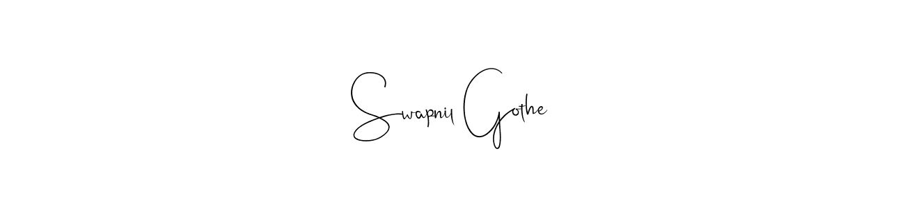 You can use this online signature creator to create a handwritten signature for the name Swapnil Gothe. This is the best online autograph maker. Swapnil Gothe signature style 4 images and pictures png