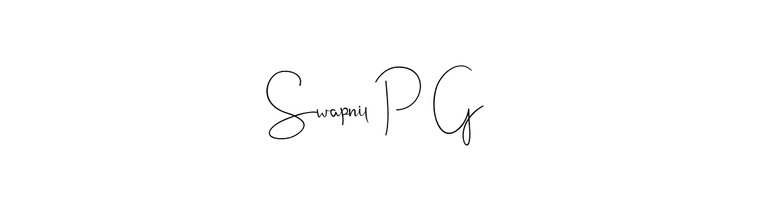 You should practise on your own different ways (Andilay-7BmLP) to write your name (Swapnil P G) in signature. don't let someone else do it for you. Swapnil P G signature style 4 images and pictures png