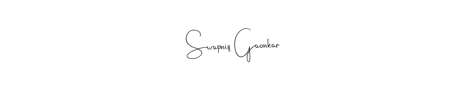 Here are the top 10 professional signature styles for the name Swapnill Gaonkar. These are the best autograph styles you can use for your name. Swapnill Gaonkar signature style 4 images and pictures png