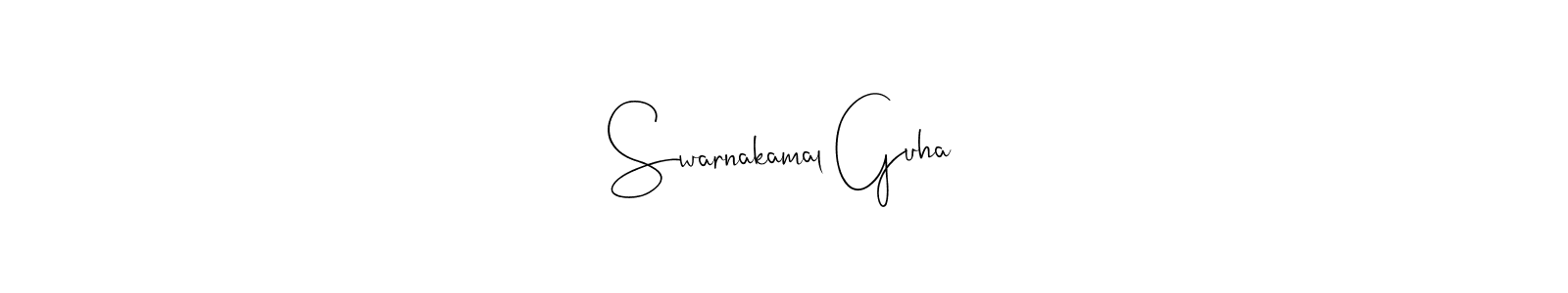 Swarnakamal Guha stylish signature style. Best Handwritten Sign (Andilay-7BmLP) for my name. Handwritten Signature Collection Ideas for my name Swarnakamal Guha. Swarnakamal Guha signature style 4 images and pictures png