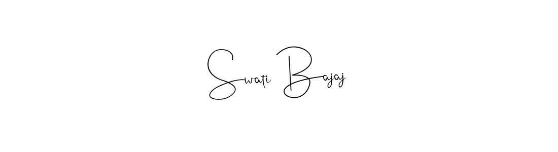 Swati Bajaj stylish signature style. Best Handwritten Sign (Andilay-7BmLP) for my name. Handwritten Signature Collection Ideas for my name Swati Bajaj. Swati Bajaj signature style 4 images and pictures png