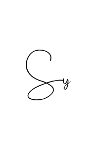 Also You can easily find your signature by using the search form. We will create Sy name handwritten signature images for you free of cost using Andilay-7BmLP sign style. Sy signature style 4 images and pictures png