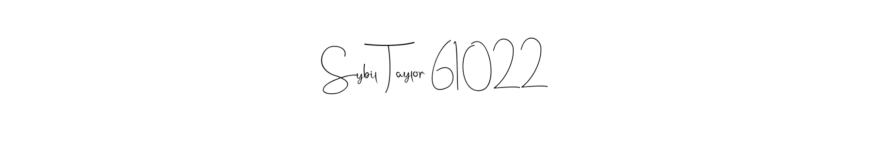 How to make Sybil Taylor 61022 name signature. Use Andilay-7BmLP style for creating short signs online. This is the latest handwritten sign. Sybil Taylor 61022 signature style 4 images and pictures png