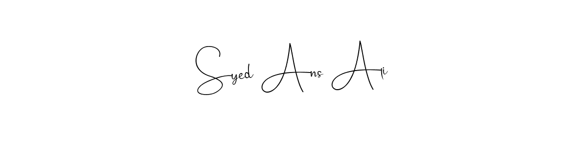 Similarly Andilay-7BmLP is the best handwritten signature design. Signature creator online .You can use it as an online autograph creator for name Syed Ans Ali. Syed Ans Ali signature style 4 images and pictures png