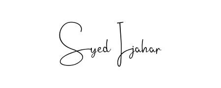 Elevate your brand with a stunning Syed Ijahar eSignature. The Andilay-7BmLP style provides a balanced, flowing aesthetic for everyday signing. Syed Ijahar signature style 4 images and pictures png