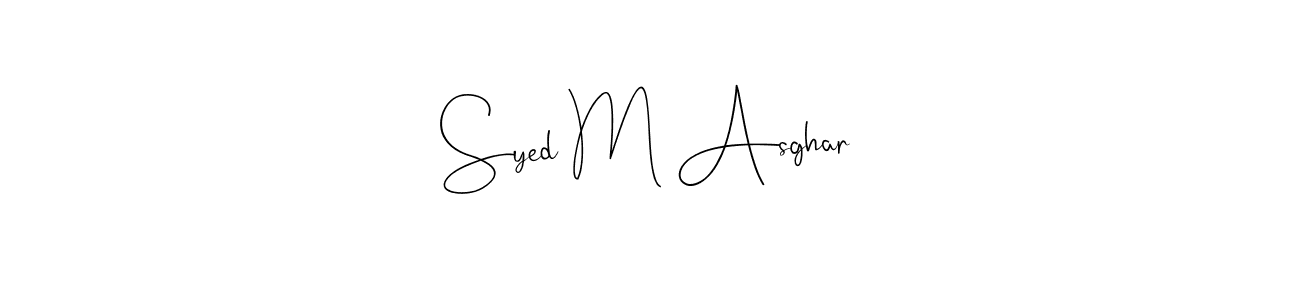 Similarly Andilay-7BmLP is the best handwritten signature design. Signature creator online .You can use it as an online autograph creator for name Syed M Asghar. Syed M Asghar signature style 4 images and pictures png