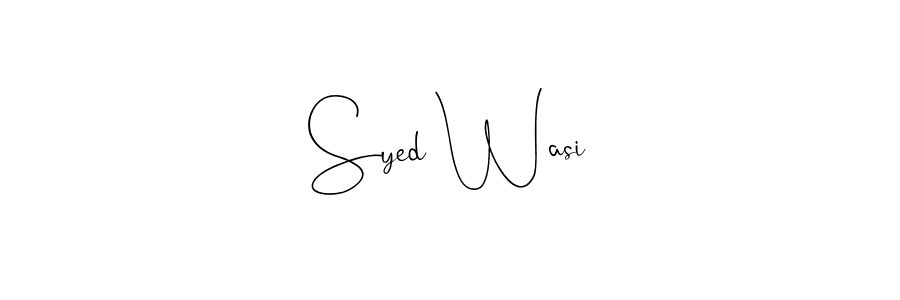 The best way (Andilay-7BmLP) to make a short signature is to pick only two or three words in your name. The name Syed Wasi include a total of six letters. For converting this name. Syed Wasi signature style 4 images and pictures png