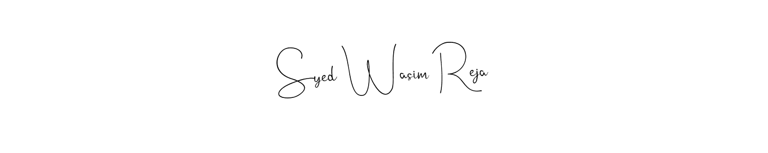 This is the best signature style for the Syed Wasim Reja name. Also you like these signature font (Andilay-7BmLP). Mix name signature. Syed Wasim Reja signature style 4 images and pictures png