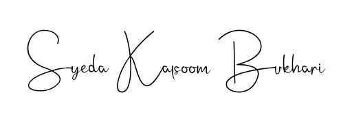 A classic penmanship look for Syeda Kalsoom Bukhari. The Andilay-7BmLP font brings timeless elegance and confidence to every signed document. Syeda Kalsoom Bukhari signature style 4 images and pictures png