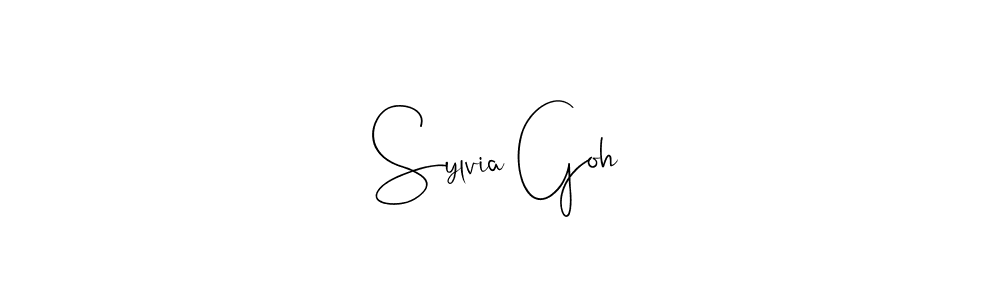 The best way (Andilay-7BmLP) to make a short signature is to pick only two or three words in your name. The name Sylvia Goh include a total of six letters. For converting this name. Sylvia Goh signature style 4 images and pictures png