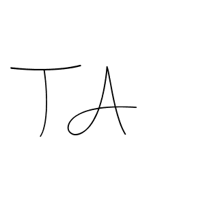 This is the best signature style for the T A name. Also you like these signature font (Andilay-7BmLP). Mix name signature. T A signature style 4 images and pictures png