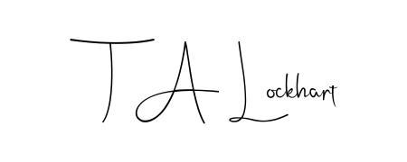Transform the name T A Lockhart into a signature masterpiece using Andilay-7BmLP font. Ideal for photographers, artists, and creators looking for watermarks. T A Lockhart signature style 4 images and pictures png