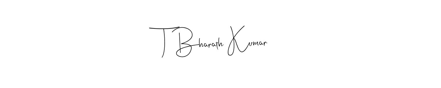 Similarly Andilay-7BmLP is the best handwritten signature design. Signature creator online .You can use it as an online autograph creator for name T Bharath Kumar. T Bharath Kumar signature style 4 images and pictures png