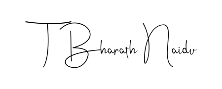 Use a signature maker to create a handwritten signature online. With this signature software, you can design (Andilay-7BmLP) your own signature for name T Bharath Naidu. T Bharath Naidu signature style 4 images and pictures png