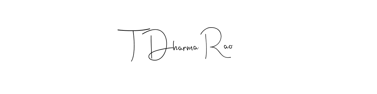 How to Draw T Dharma Rao signature style? Andilay-7BmLP is a latest design signature styles for name T Dharma Rao. T Dharma Rao signature style 4 images and pictures png