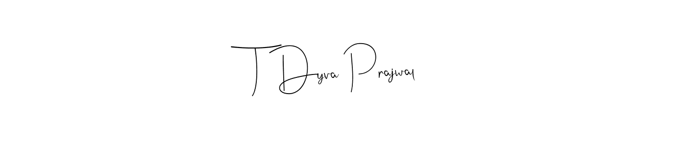 How to Draw T Dyva Prajwal signature style? Andilay-7BmLP is a latest design signature styles for name T Dyva Prajwal. T Dyva Prajwal signature style 4 images and pictures png