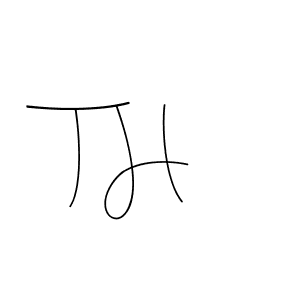 The best way (Andilay-7BmLP) to make a short signature is to pick only two or three words in your name. The name T H include a total of six letters. For converting this name. T H signature style 4 images and pictures png