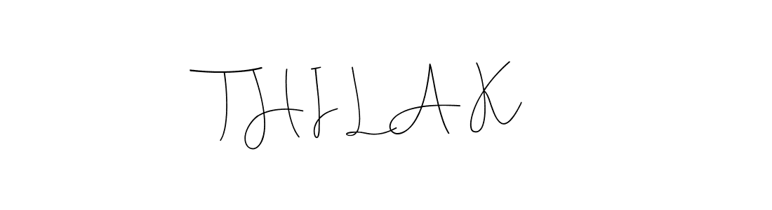 Here are the top 10 professional signature styles for the name T H I L A K. These are the best autograph styles you can use for your name. T H I L A K signature style 4 images and pictures png