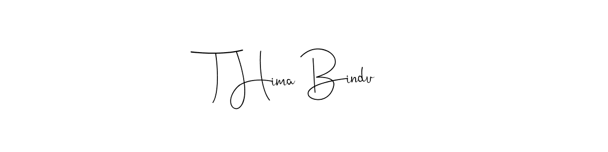 Also You can easily find your signature by using the search form. We will create T Hima Bindu name handwritten signature images for you free of cost using Andilay-7BmLP sign style. T Hima Bindu signature style 4 images and pictures png