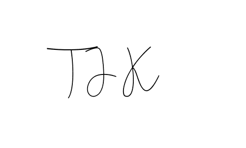 This is the best signature style for the T J K name. Also you like these signature font (Andilay-7BmLP). Mix name signature. T J K signature style 4 images and pictures png
