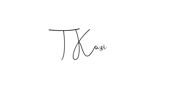 See photos of T Kazi official signature by Spectra . Check more albums & portfolios. Read reviews & check more about Andilay-7BmLP font. T Kazi signature style 4 images and pictures png