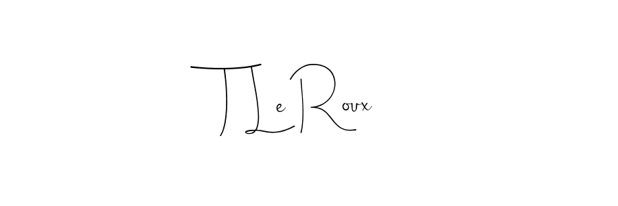 How to Draw T Le Roux signature style? Andilay-7BmLP is a latest design signature styles for name T Le Roux. T Le Roux signature style 4 images and pictures png