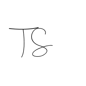 Design your own signature with our free online signature maker. With this signature software, you can create a handwritten (Andilay-7BmLP) signature for name T S. T S signature style 4 images and pictures png