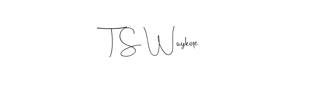 See photos of T S Waykole official signature by Spectra . Check more albums & portfolios. Read reviews & check more about Andilay-7BmLP font. T S Waykole signature style 4 images and pictures png