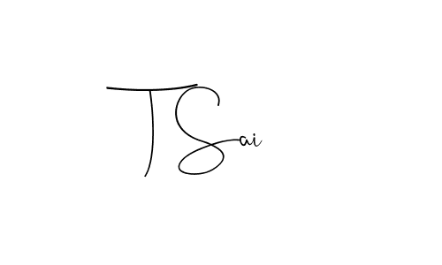 Similarly Andilay-7BmLP is the best handwritten signature design. Signature creator online .You can use it as an online autograph creator for name T Sai. T Sai signature style 4 images and pictures png