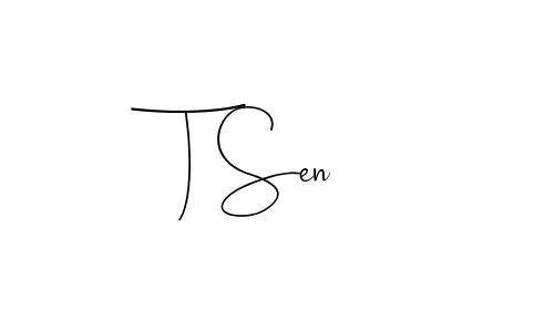 Make a short T Sen signature style. Manage your documents anywhere anytime using Andilay-7BmLP. Create and add eSignatures, submit forms, share and send files easily. T Sen signature style 4 images and pictures png