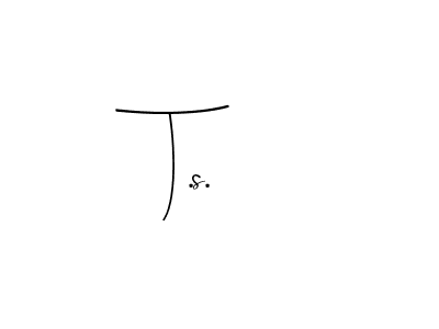 Design your own signature with our free online signature maker. With this signature software, you can create a handwritten (Andilay-7BmLP) signature for name T.s.. T.s. signature style 4 images and pictures png