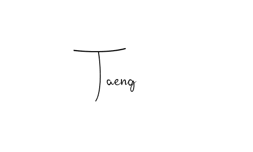 Similarly Andilay-7BmLP is the best handwritten signature design. Signature creator online .You can use it as an online autograph creator for name Taeng. Taeng signature style 4 images and pictures png