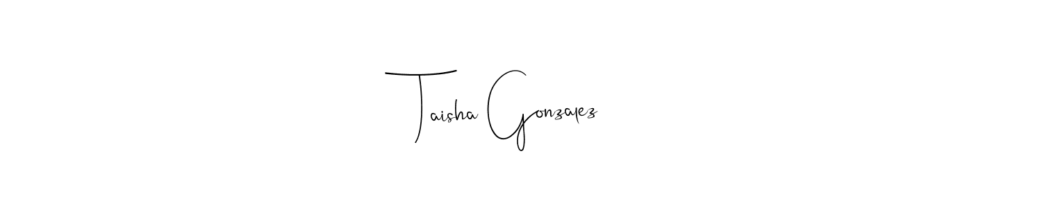 Make a beautiful signature design for name Taisha Gonzalez. Use this online signature maker to create a handwritten signature for free. Taisha Gonzalez signature style 4 images and pictures png