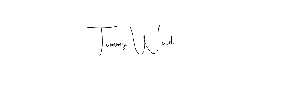 Design your own signature with our free online signature maker. With this signature software, you can create a handwritten (Andilay-7BmLP) signature for name Tammy Wood. Tammy Wood signature style 4 images and pictures png