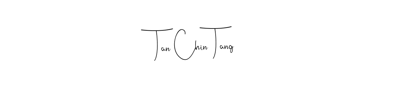 Design your own signature with our free online signature maker. With this signature software, you can create a handwritten (Andilay-7BmLP) signature for name Tan Chin Tang. Tan Chin Tang signature style 4 images and pictures png