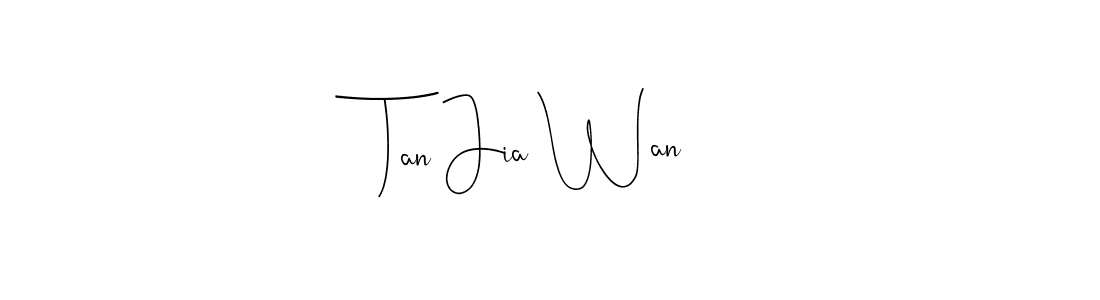 Make a beautiful signature design for name Tan Jia Wan. Use this online signature maker to create a handwritten signature for free. Tan Jia Wan signature style 4 images and pictures png