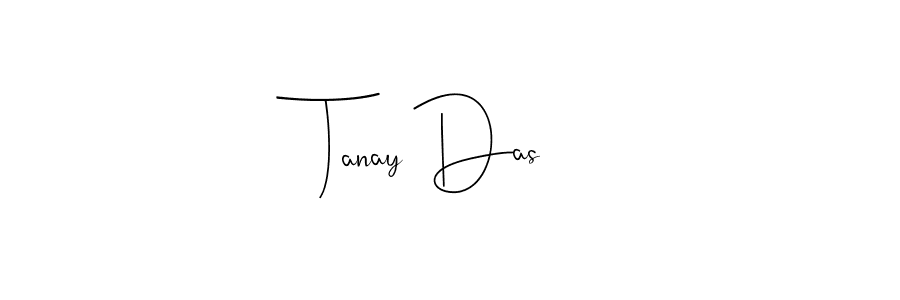 How to make Tanay Das name signature. Use Andilay-7BmLP style for creating short signs online. This is the latest handwritten sign. Tanay Das signature style 4 images and pictures png